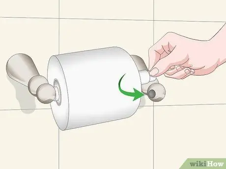 Установите держатель для туалетной бумаги Шаг 10