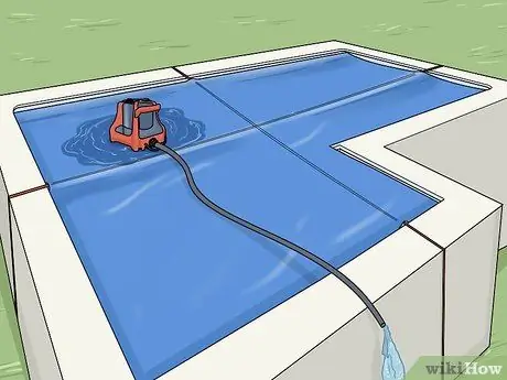 Не допускайте замерзания надземного бассейна Шаг 4