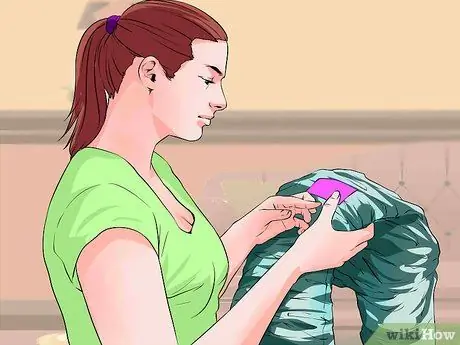 Очистите костюм для сауны, шаг 1