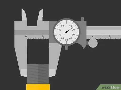 Используйте и прочтите штангенциркуль с нониусом, шаг 5 Используйте и прочтите штангенциркуль с нониусом, шаг 5