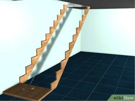 Установите деревянную лестницу, шаг 5