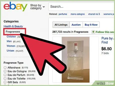 Продать духи на eBay Шаг 2