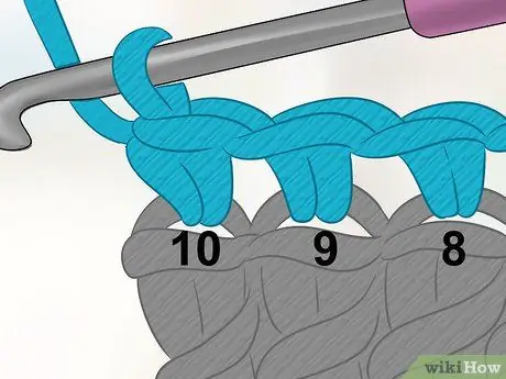 Вязание гетры крючком Шаг 13