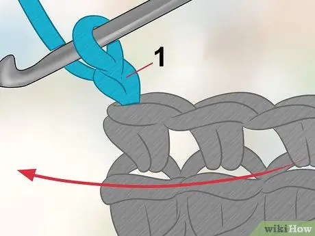 Вязание гетры крючком Шаг 14