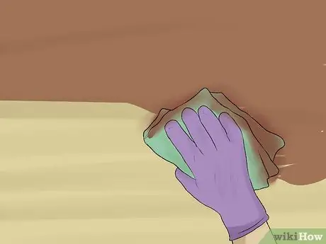 Окрашивание деревянного пола вручную Шаг 7