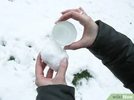 Сделать снежок Шаг 3