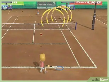 Сделайте быстрый мяч в теннисе в Wii Sports Шаг 5