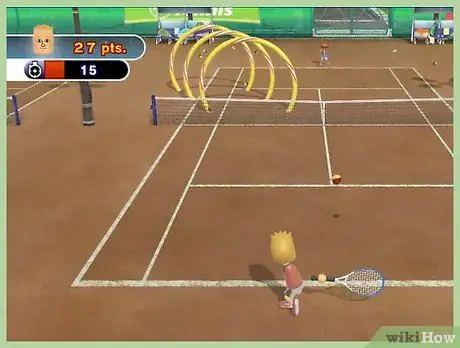 Сделайте быстрый мяч в теннисе в Wii Sports Шаг 6