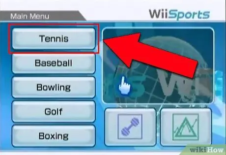 Превратите теннисные корты в синий цвет в Wii Sports Step 3