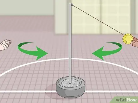 Сделайте площадку для игры в мяч Tether Ball Step 12 Сделайте площадку для игры в мяч Tether Ball Step 12
