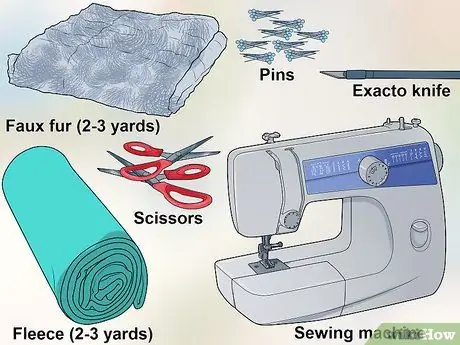 Сделайте одеяло из искусственного меха, шаг 1