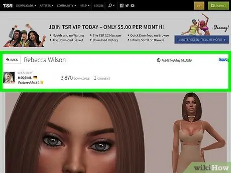 Загрузите пользовательский контент для Sims 4, шаг 3