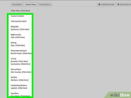 Загрузите пользовательский контент для Sims 4, шаг 4