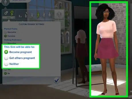Заведите ребенка в The Sims 4, шаг 1