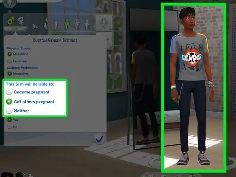 Заведите ребенка в The Sims 4, шаг 2