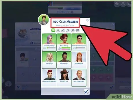 Создайте клуб в Sims 4, шаг 8