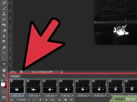 Создание анимированного из видео в Photoshop CS5 Шаг 3