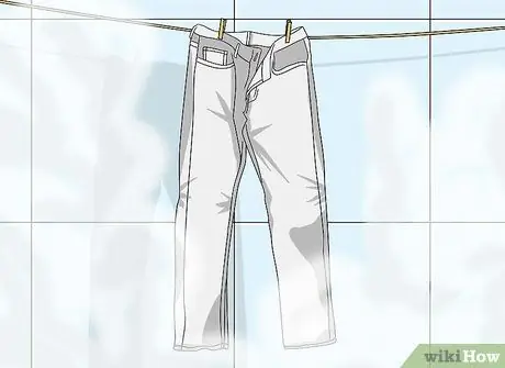 Чистые белые джинсы Шаг 10