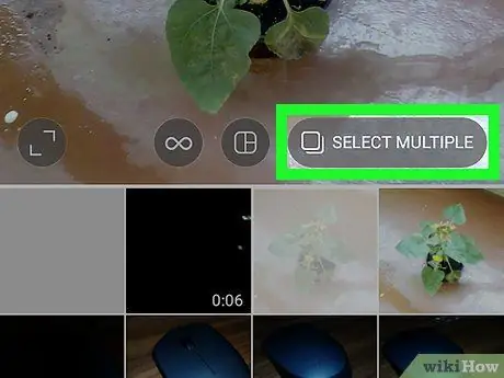 Загрузите несколько фотографий в Instagram на Android Шаг 3