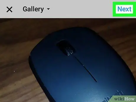 Загрузите несколько фотографий в Instagram на Android Шаг 6