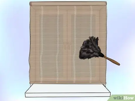 Чистые бамбуковые жалюзи, шаг 1
