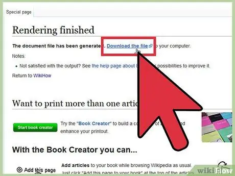 Скачать страницу Википедии в формате PDF Шаг 6 Скачать страницу Википедии в формате PDF Шаг 6