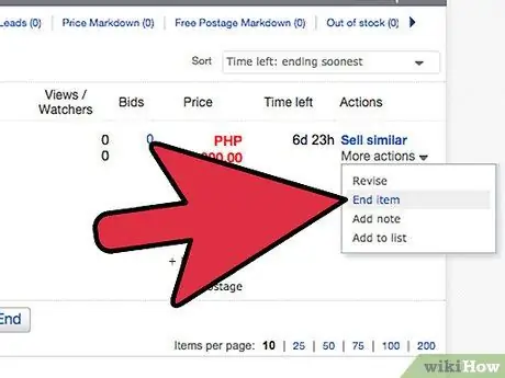 Раннее завершение листинга на eBay Шаг 7 Раннее завершение листинга на eBay Шаг 7