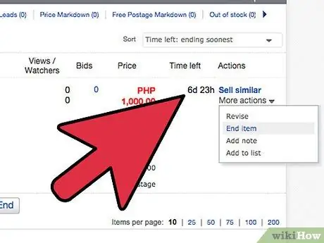 Раннее завершение листинга на eBay Шаг 8 Раннее завершение листинга на eBay Шаг 8