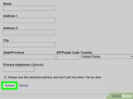 Принятие платежа на eBay Шаг 15
