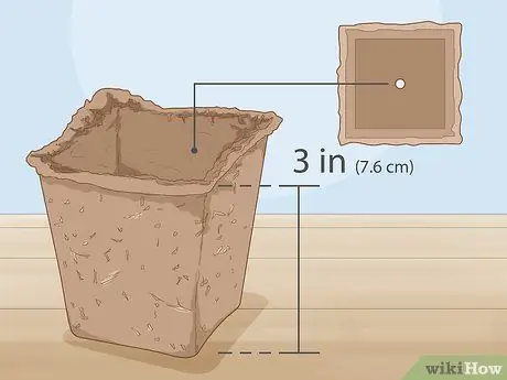 Посадить базилик в горшке, шаг 2