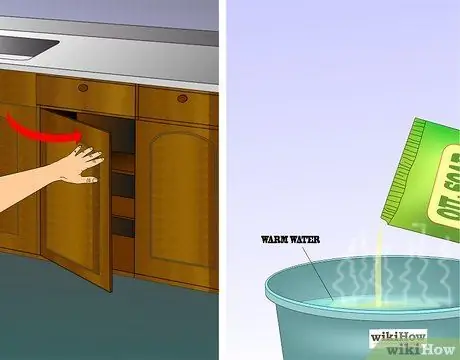 Чистые кухонные шкафы, шаг 3