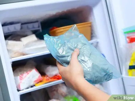 Удаление жевательной резинки с хлопка Шаг 2