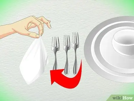 Установка формального столового серебра Шаг 12