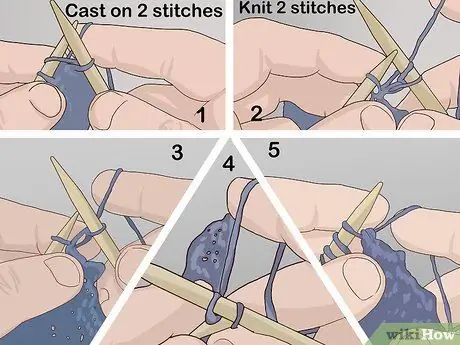Picot Cast Off, шаг 6