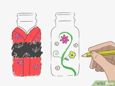 Украшаем стеклянные бутылки краской Шаг 10