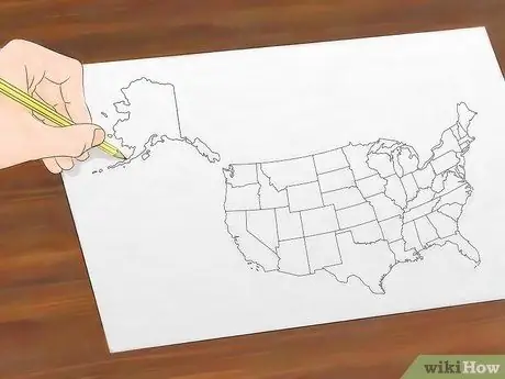 Нарисуйте карту США. Шаг 8 Нарисуйте карту США. Шаг 8