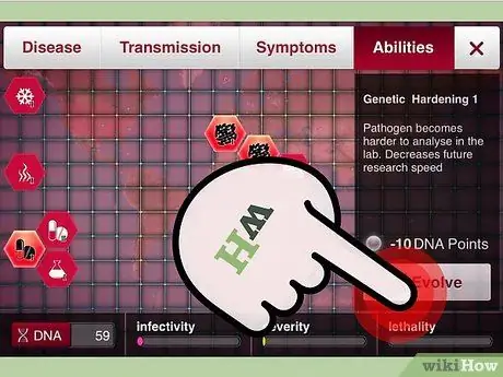 Пройдите режим Bacteria Brutal в Plague Inc., шаг 10