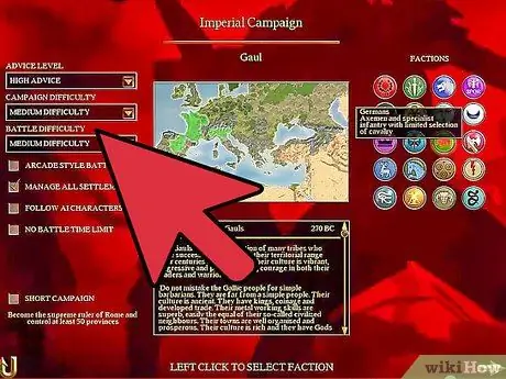 Разблокируйте фракции в Rome Total War, шаг 3 Разблокируйте фракции в Rome Total War, шаг 3