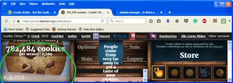 Как получить достижение Cookie Dunker на Cookie Clicker Шаг 3
