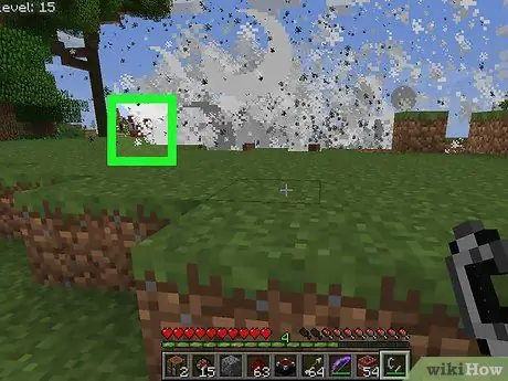 Взрыв TNT в Minecraft Шаг 10
