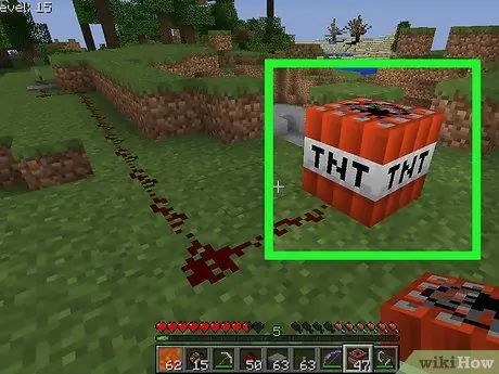 Взрыв TNT в Minecraft Шаг 15