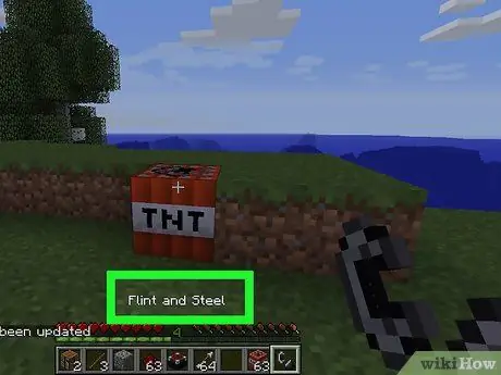 Взрыв TNT в Minecraft Step 7