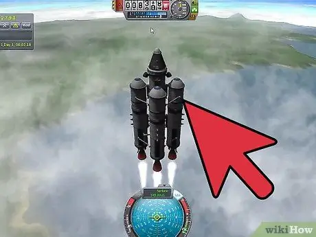Достижение орбиты в программе Kerbal Space, шаг 7