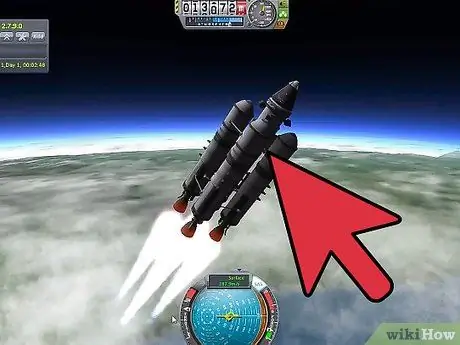 Достижение орбиты в программе Kerbal Space, шаг 8
