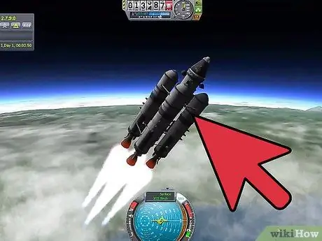 Достижение орбиты в программе Kerbal Space, шаг 9
