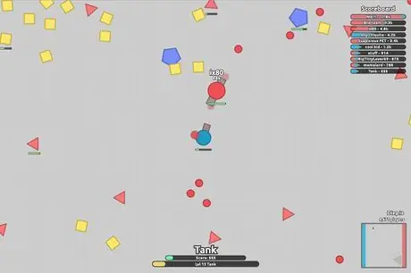 Враг в командном режиме Diep.io 2