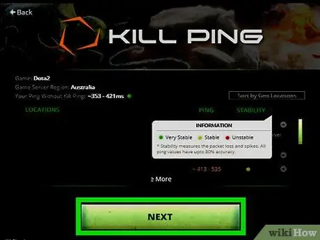 Используйте Kill Ping Step 8