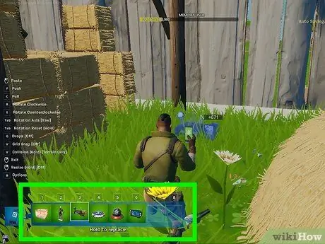 Поверните вещи в Fortnite Creative, шаг 2