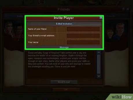 Пригласите игроков на Forge of Empires, шаг 8