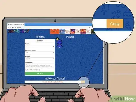 Создайте личную комнату в Skribbl.io Шаг 13